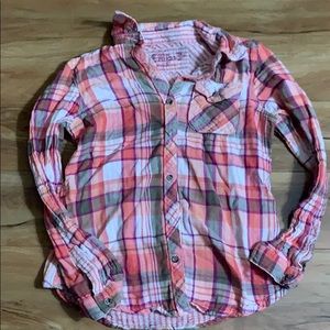 Red and Green Plaid Shirt